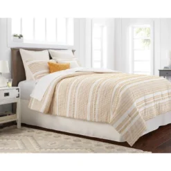 8pc Clipped Jacquard Stripe Comforter Bedding Set - Threshold™ -Dream Decor Shop GUEST b9b7e65b 3b3c 4b4f a425 d762225141ed