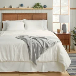 Fine Stripe Duvet & Sham Set Twilight Taupe/Sour Cream - Hearth & Hand™ With Magnolia 7 Fine Stripe Duvet & Sham Set Twilight Taupe/Sour Cream - Hearth & Hand™ With Magnolia -Dream Decor Shop GUEST c27ed094 d019 497e 86b4 0a670b3b9450