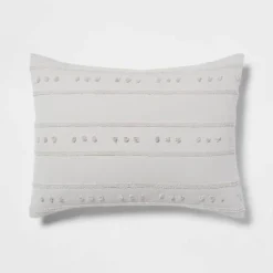 4pc Clipped Stripe Poms Comforter Bedding Set - Threshold™ -Dream Decor Shop GUEST c513e7a2 e419 413e 9246 e63bf81df859