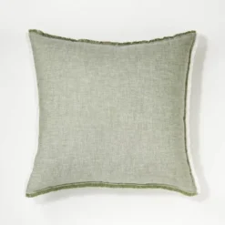 Oversized Reversible Linen Square Throw Pillow With Frayed Edges - Threshold™ Designed With Studio McGee -Dream Decor Shop GUEST c59c1768 fd6d 4d82 b66e 9c30a01bb949