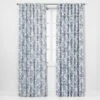 1pc Light Filtering Charade Floral Window Curtain Panel - Threshold™