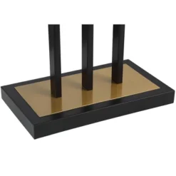 Possini Euro Design Acadia Modern Floor Lamp 71" Tall Black Warm Gold Metal 3 Light Frosted White Glass Globe Shade For Living Room Bedroom Office -Dream Decor Shop GUEST d78a86d9 1d03 451e 81cf 22c711287c0d