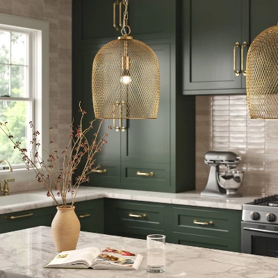 Machined Metal Ceiling Pendant - Threshold™ 1 Machined Metal Ceiling Pendant - Threshold™