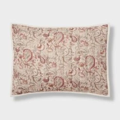 Voile Paisley Printed Quilt Sham Cream - Threshold™ 5 Voile Paisley Printed Quilt Sham Cream - Threshold™ -Dream Decor Shop GUEST e0f4f329 7b2b 4e95 8132 3a5419a69f2c