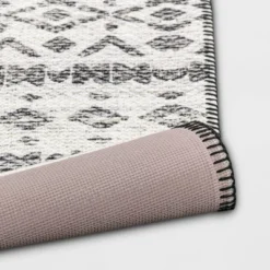 Diamond Printed Accent Aztec Rug Black - Opalhouse™ -Dream Decor Shop GUEST e3046680 f1c2 4786 85e6 13127e4d5137