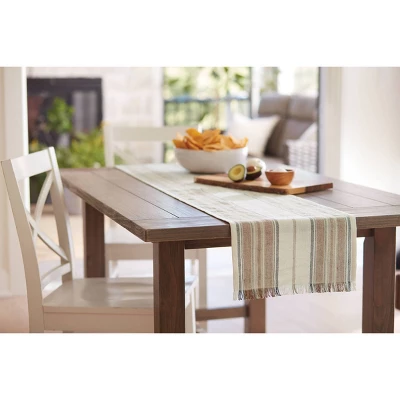 Cotton Striped Table Runner - Threshold™ 3 Cotton Striped Table Runner - Threshold™ - Image 3