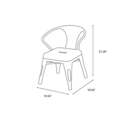 Set Of 2 Harper & Hudson Kids' Metal Activity Chairs - ACEssentials -Dream Decor Shop GUEST e7185e2c 790c 4477 ab1f bdc95d67ad72