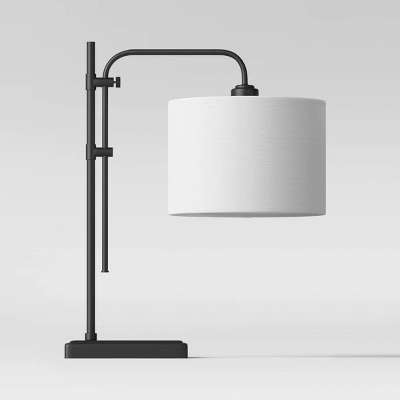 Knox Adjustable Shaded Table Lamp Black - Threshold™ 2 Knox Adjustable Shaded Table Lamp Black - Threshold™ - Image 2