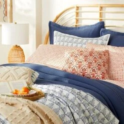 Washed Waffle Weave Comforter & Pillow Sham Set - Threshold -Dream Decor Shop GUEST eb91e70f 636f 40cd 9037 6dcb0e52f972