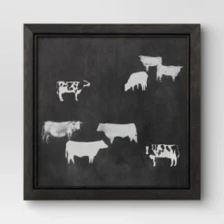 (Set Of 2) 12" X 12" Cow Collection II Framed Wall Canvases - Threshold™ 7 (Set Of 2) 12" X 12" Cow Collection II Framed Wall Canvases - Threshold™ -Dream Decor Shop GUEST eba1d89c 78cc 4c5b 8c67 3a03cc2b6c22