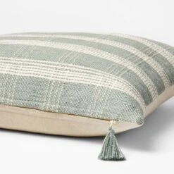 Woven Plaid Throw Pillow With Tassel Zipper - Threshold™ Designed With Studio McGee -Dream Decor Shop GUEST f0347132 f80f 4dac 84d2 18214a07c267