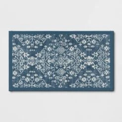 Vintage Print Comfort Rug Blue - Threshold™ 8 Vintage Print Comfort Rug Blue - Threshold™ -Dream Decor Shop GUEST f437994b 06fa 4df6 84f2 e90cb16dba7b