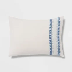 12pc Embroidered Fringe Stripe With Tassels Comforter & Sheet Bedding Set - Threshold™ 15 12pc Embroidered Fringe Stripe With Tassels Comforter & Sheet Bedding Set - Threshold™ -Dream Decor Shop GUEST f444f6d2 0d0a 4207 b98a 71b4b6861496