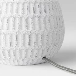Ceramic Textured Table Lamp Base White - Threshold™ 5 Ceramic Textured Table Lamp Base White - Threshold™ -Dream Decor Shop GUEST fc9f4ede e288 4863 a616 ae078ed887a0