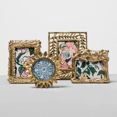 4" X 4" Cast Sunburst Frame Gold - Opalhouse™ 3 4" X 4" Cast Sunburst Frame Gold - Opalhouse™ - Image 3